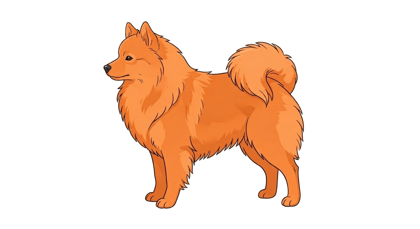 Illustration of a Orange coat