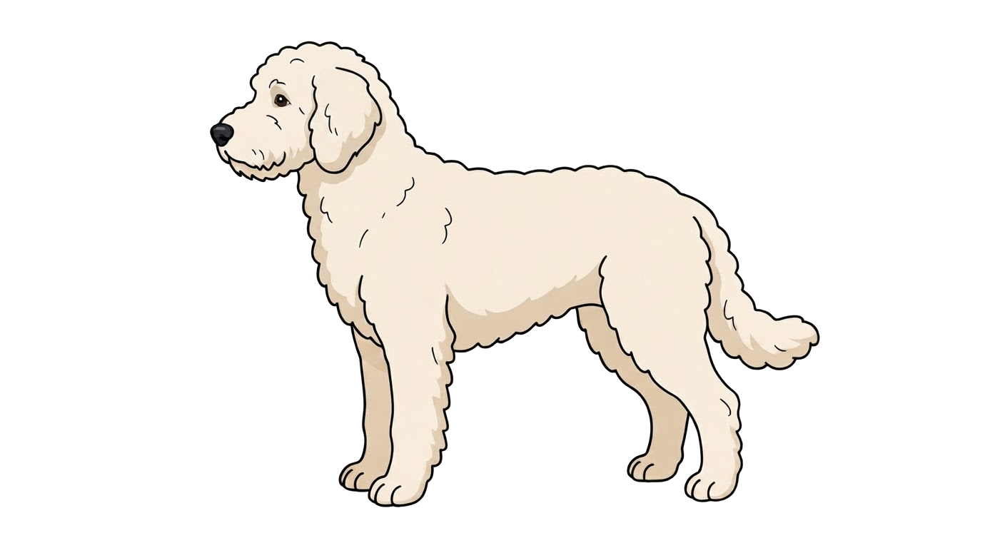 Illustration of a Cream coat