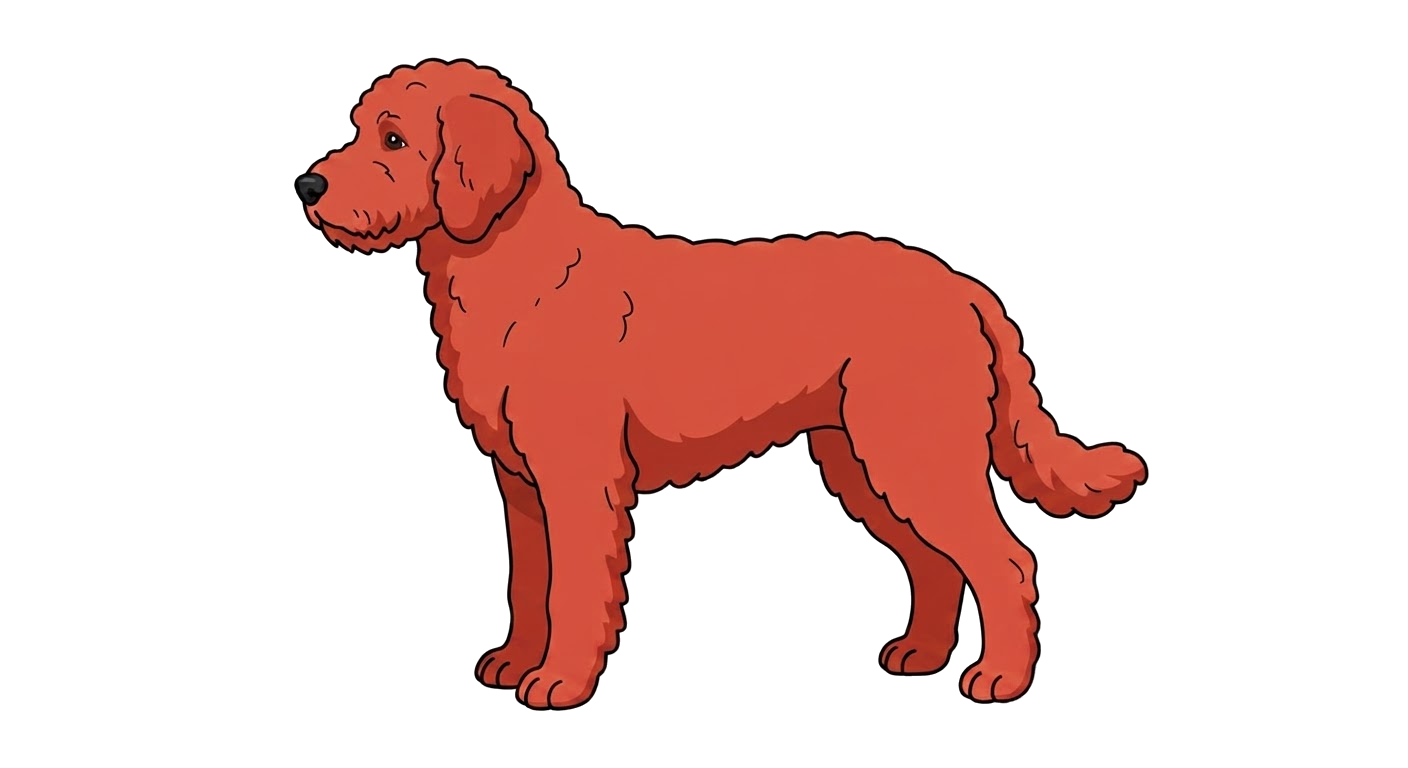 Illustration of a Red coat