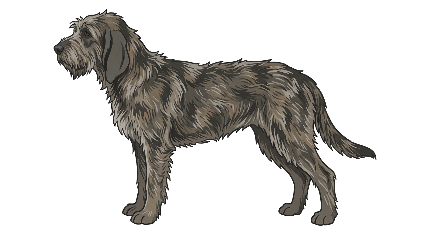 Illustration of a Boar Grey coat