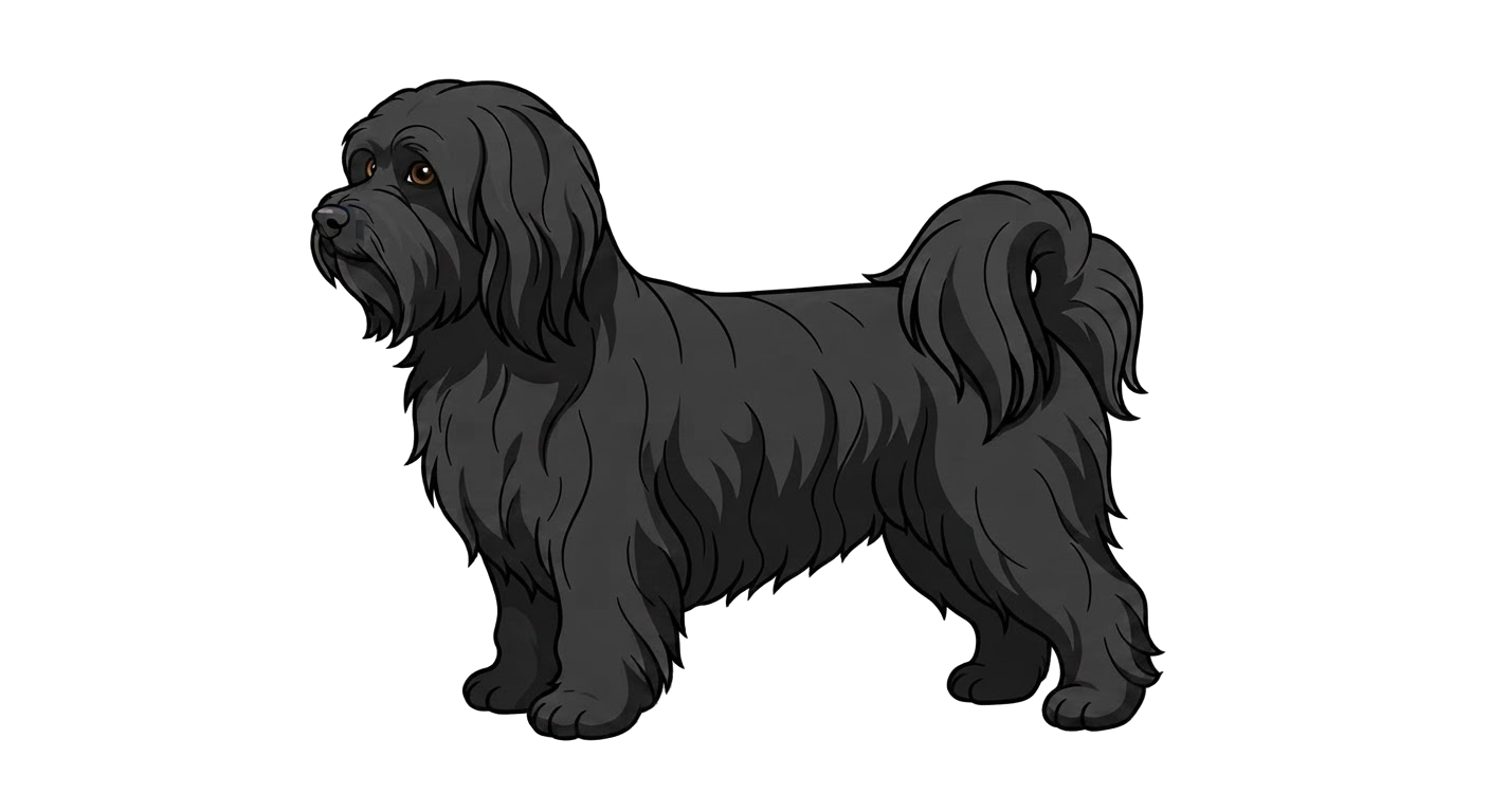 Illustration of a Black coat
