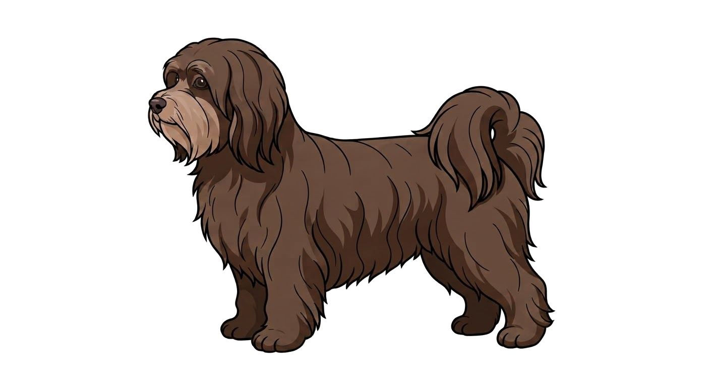 Illustration of a Chocolate coat