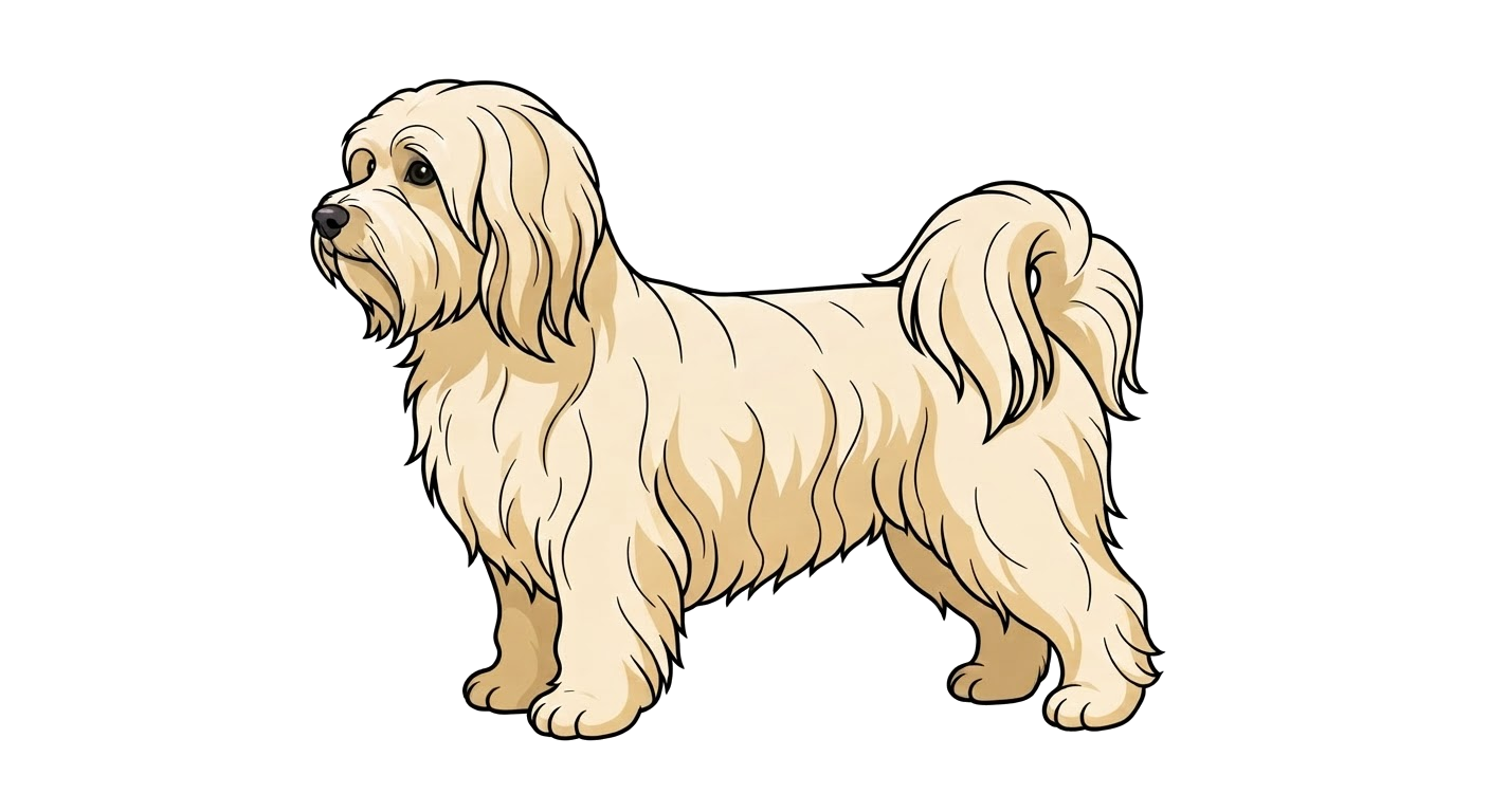 Illustration of a Cream coat