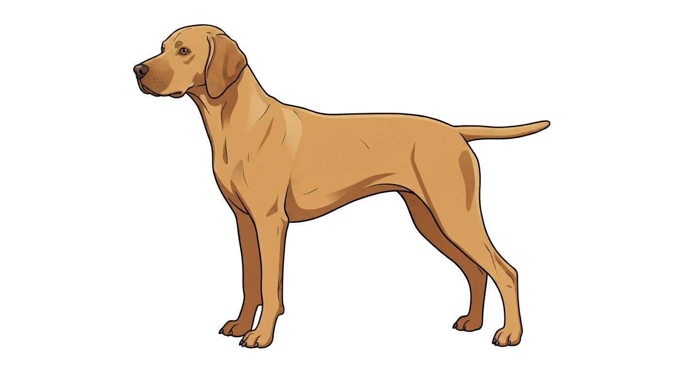 Illustration of a Dark sandy gold coat