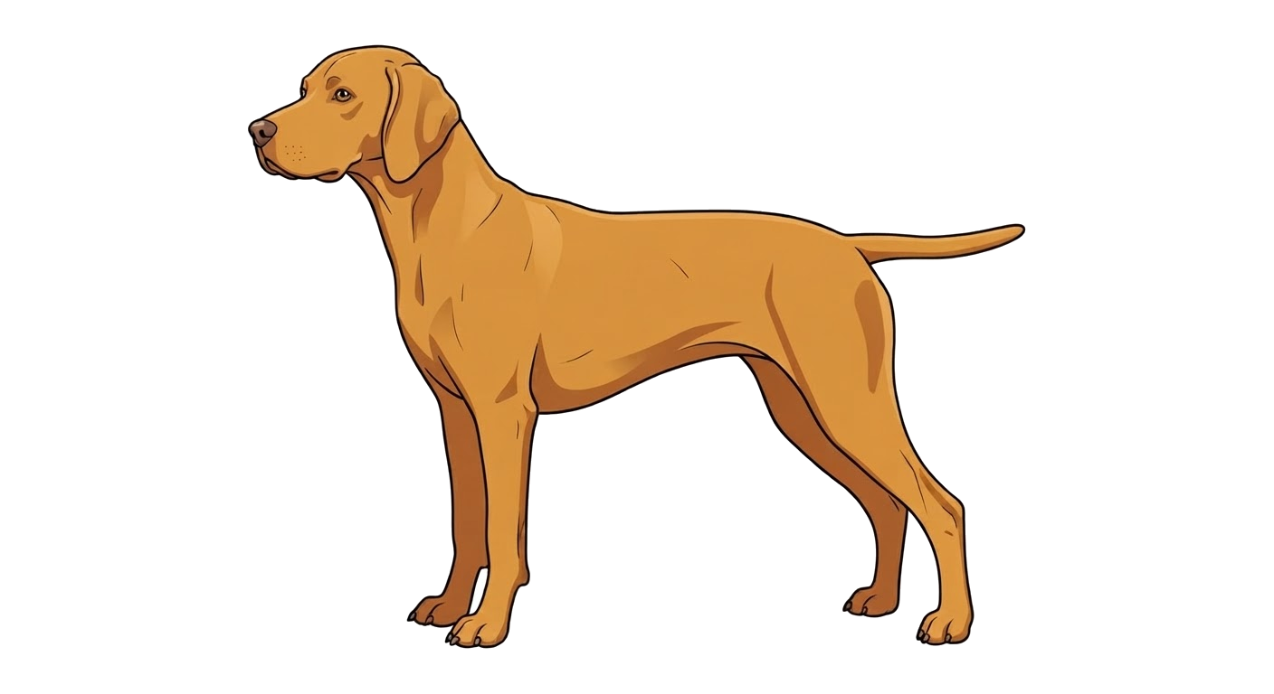 Illustration of a Golden rust coat