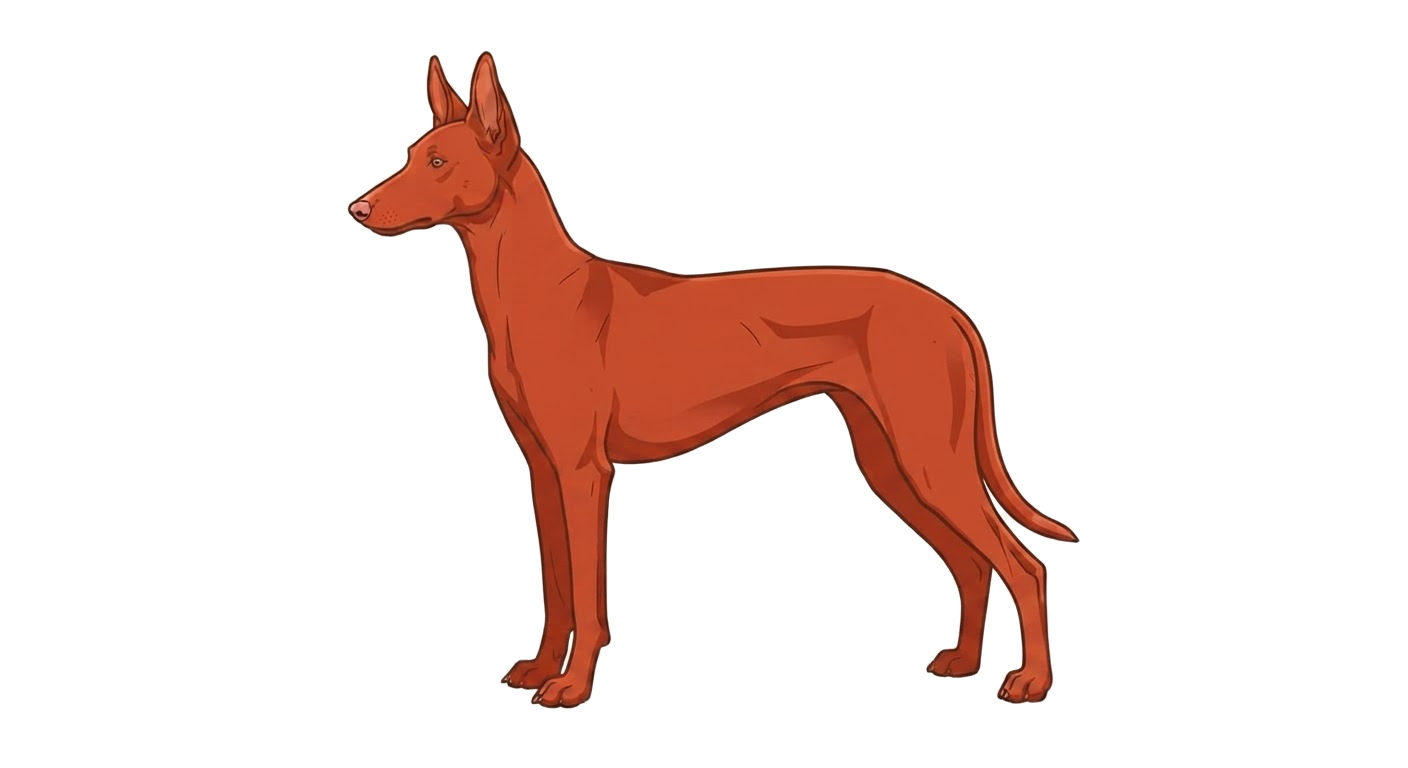 Illustration of a Solid red coat