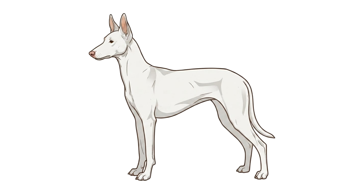 Illustration of a Solid white coat