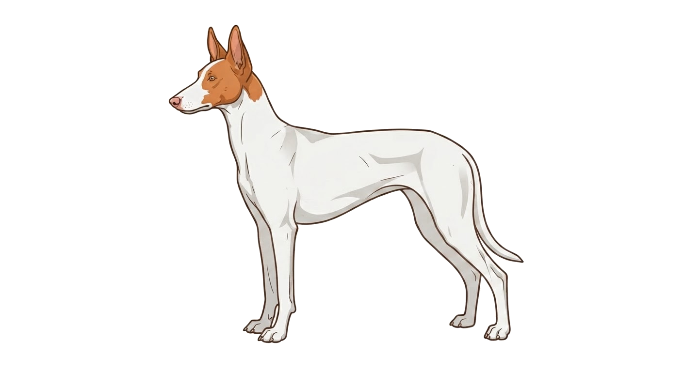 Illustration of a White and red coat