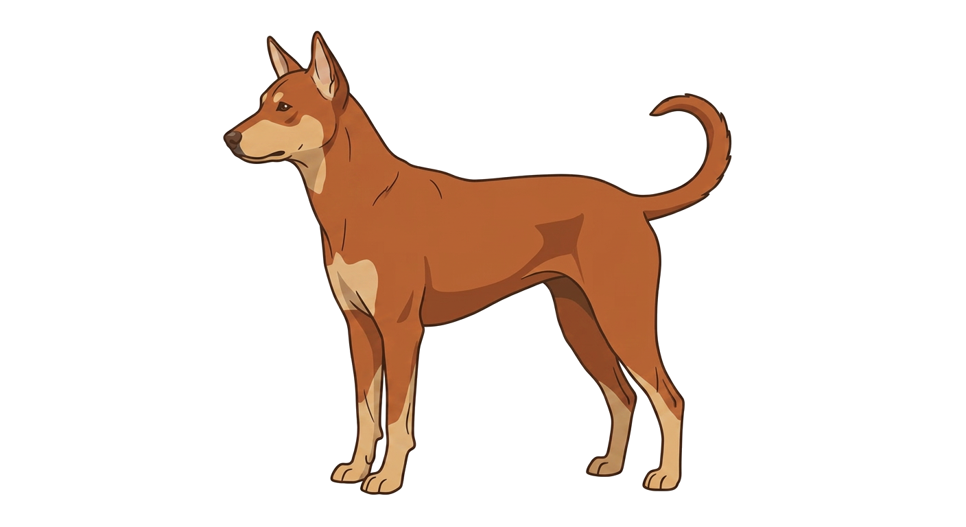 Illustration of a Fawn and Tan coat