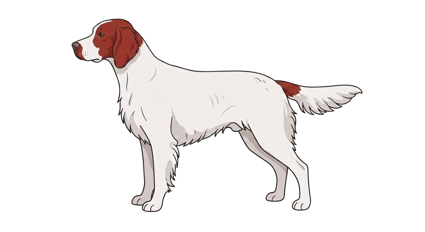 Illustration of a Red and white coat