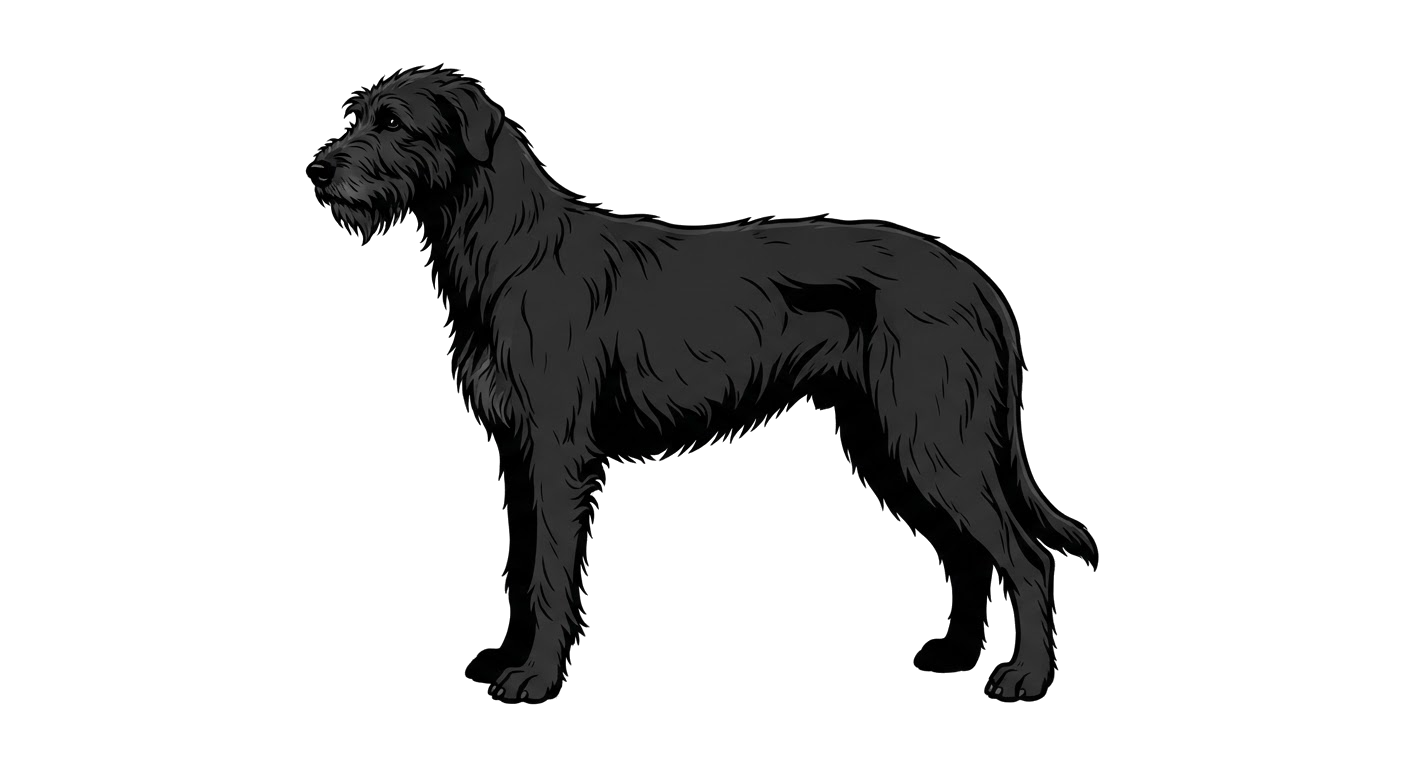 Illustration of a Black coat