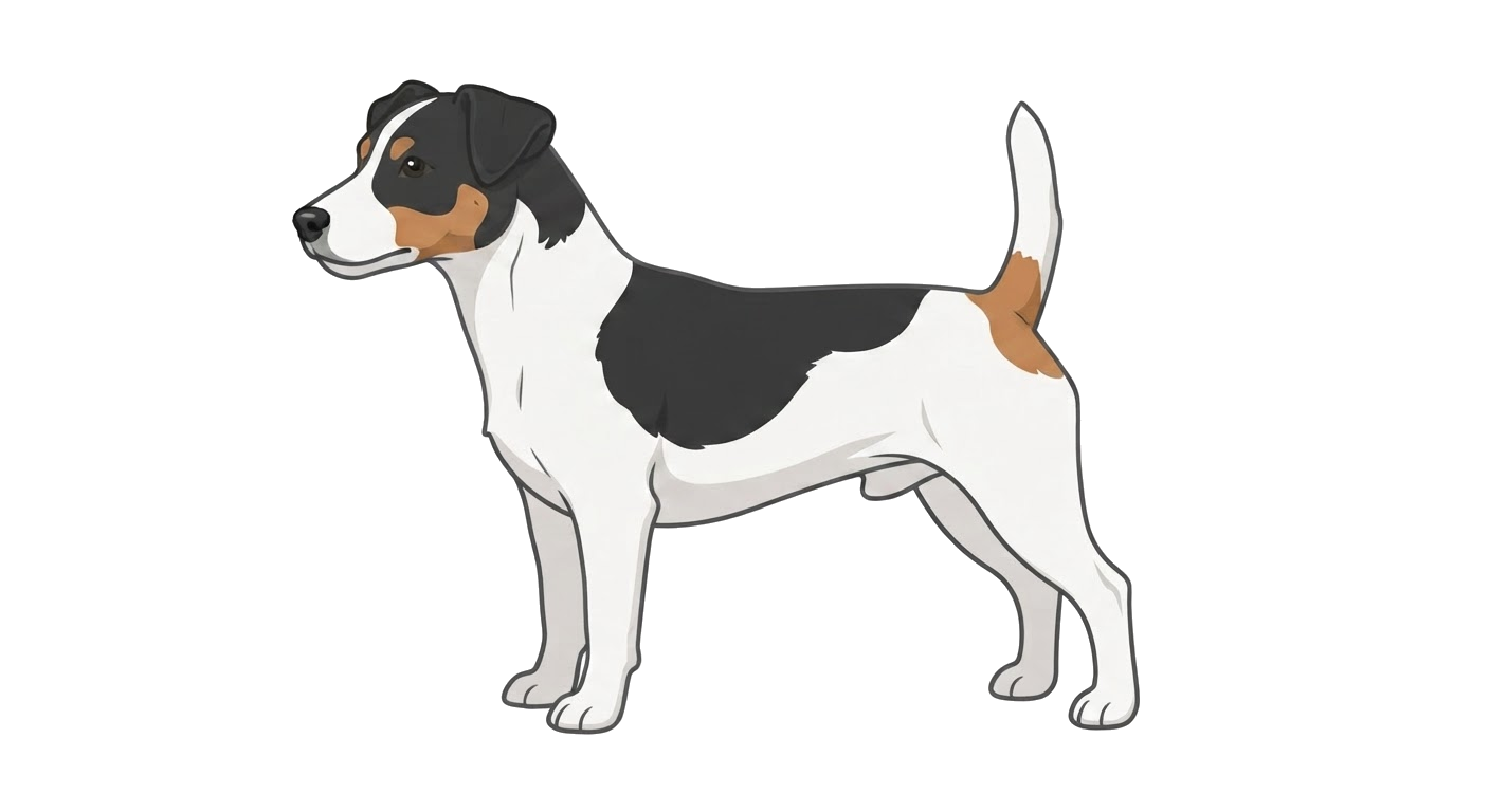 Illustration of a Tricolour coat