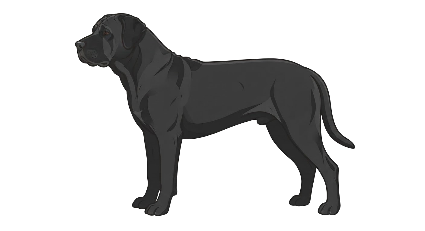 Illustration of a Black coat