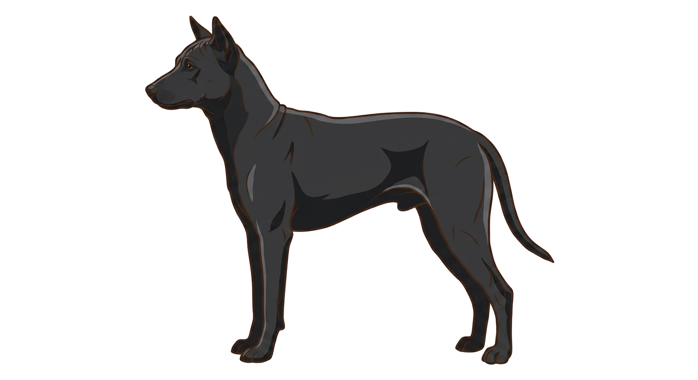 Illustration of a Black coat