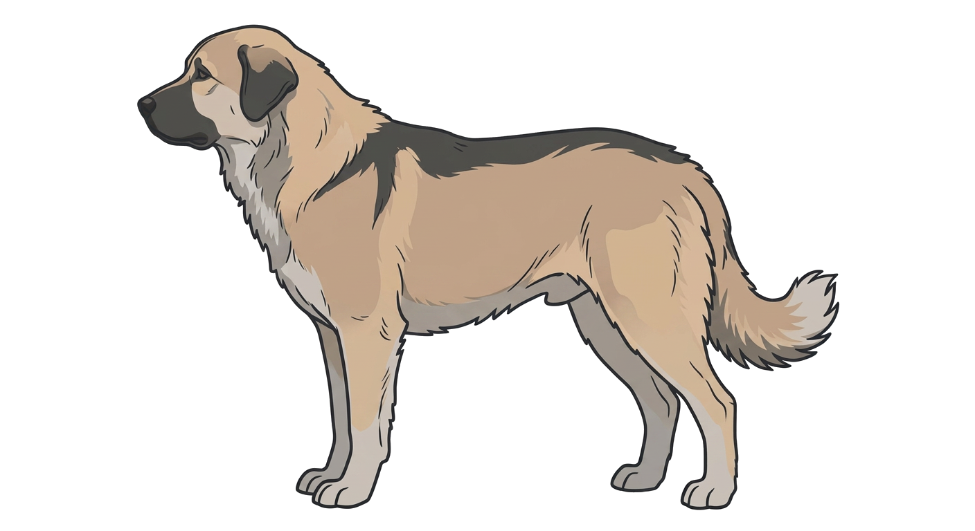 Illustration of a Grey-Fawn coat