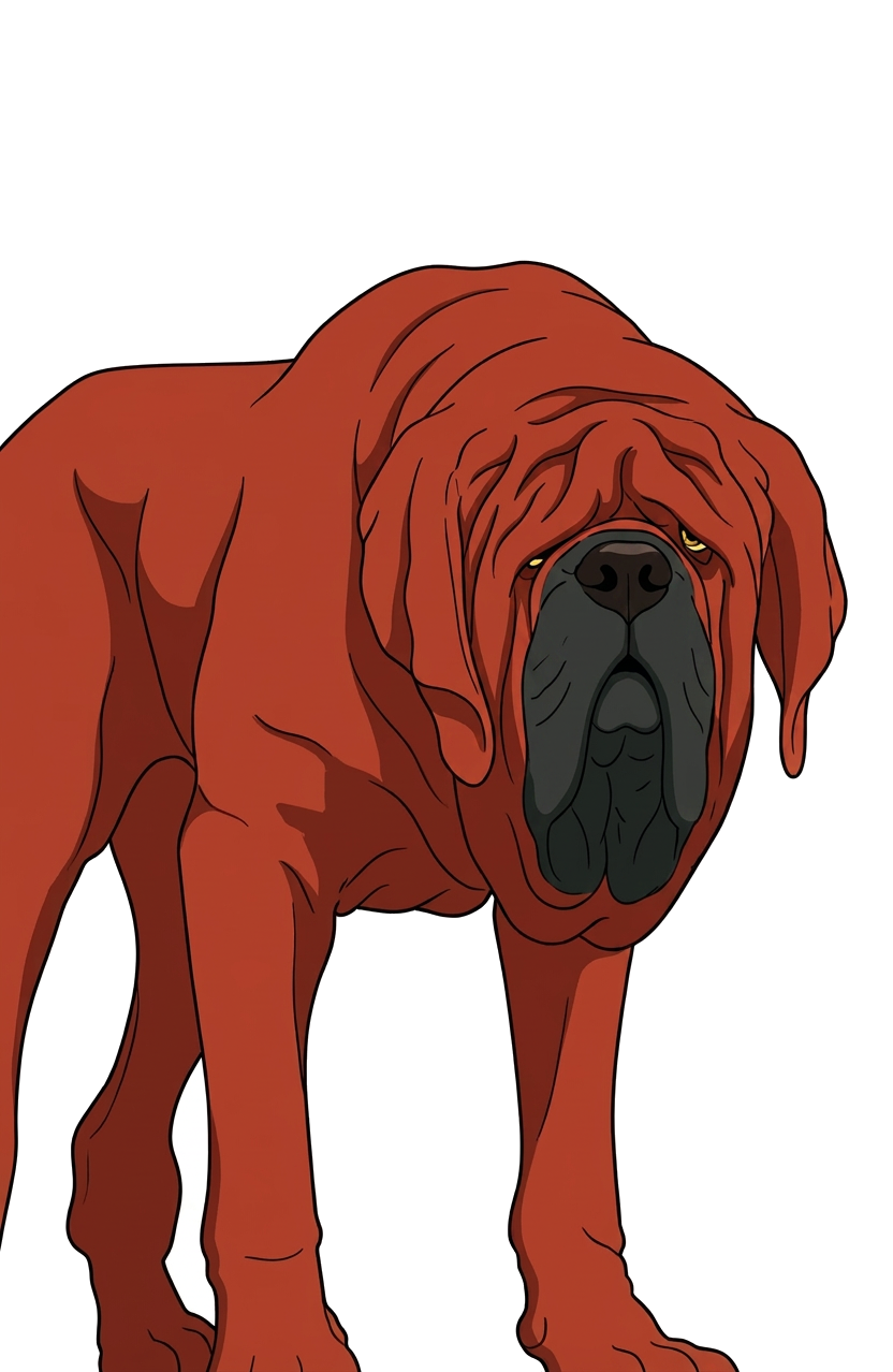 Illustration of a Red coat