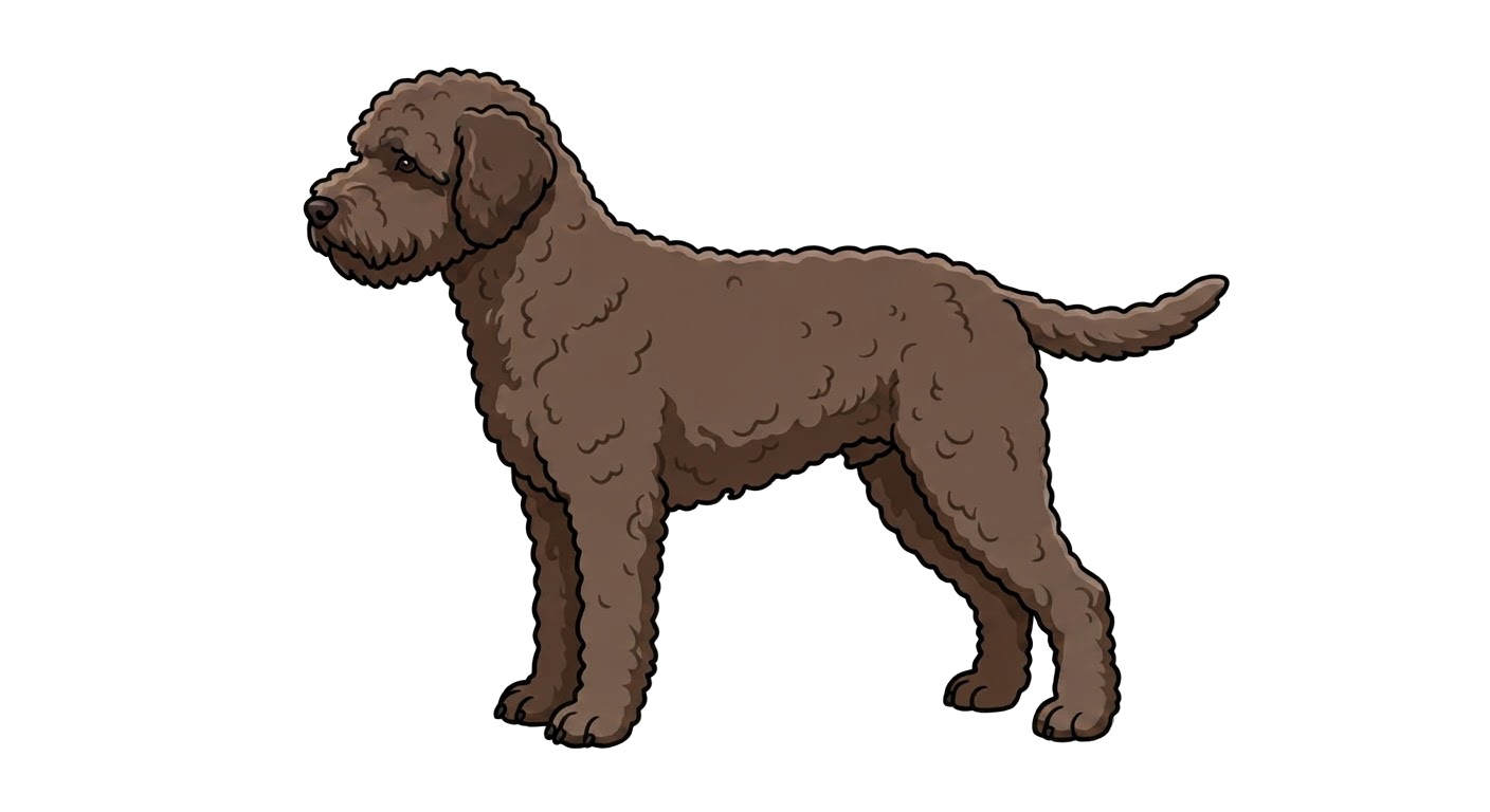 Illustration of a Solid brown coat