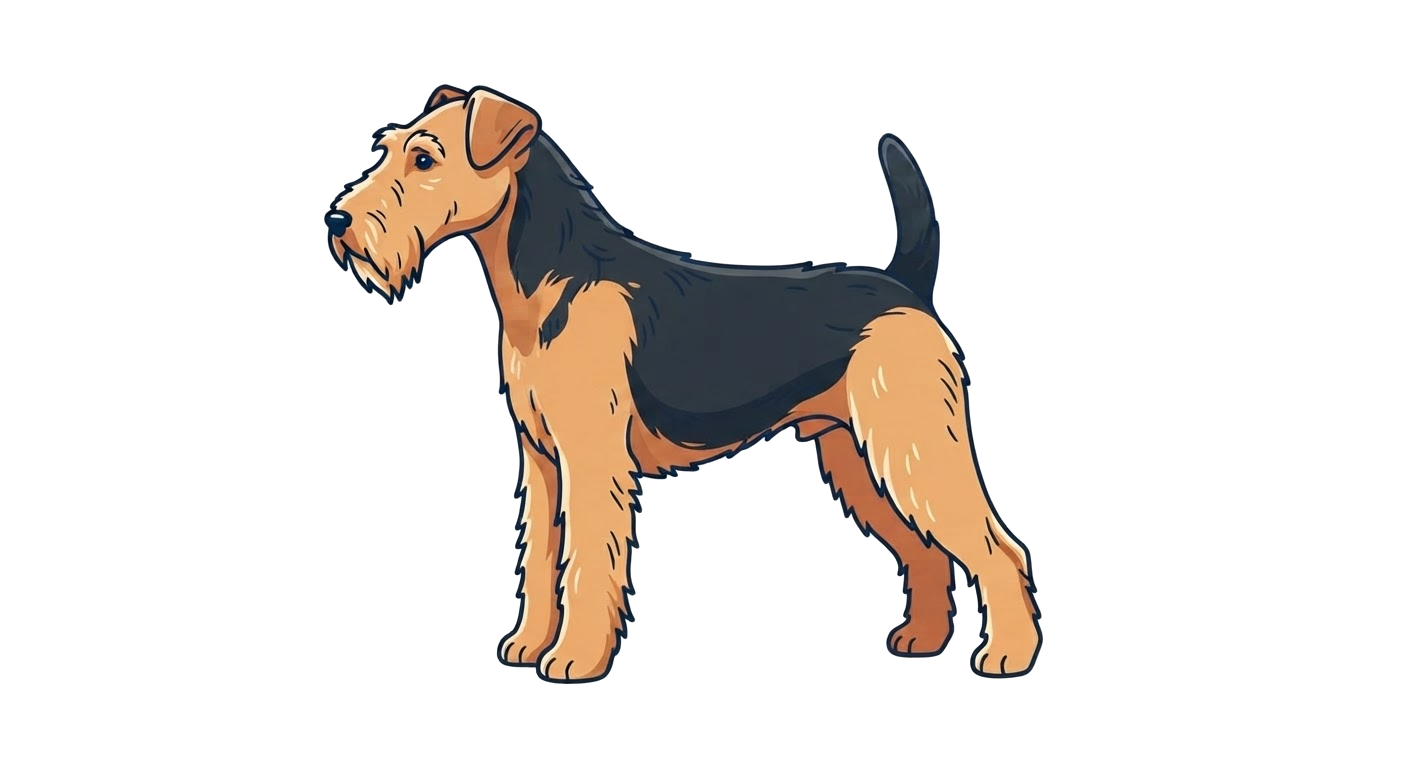 Illustration of a Black and tan coat