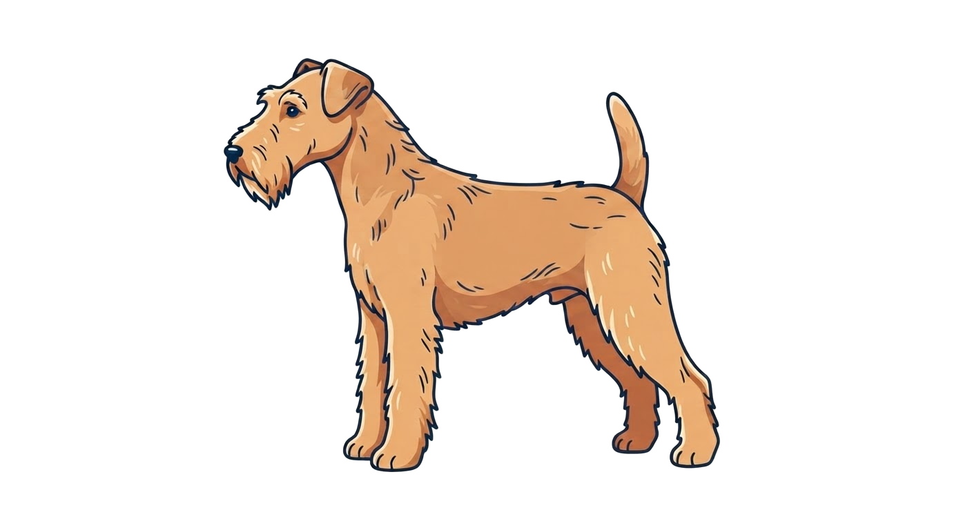Illustration of a Wheaten coat