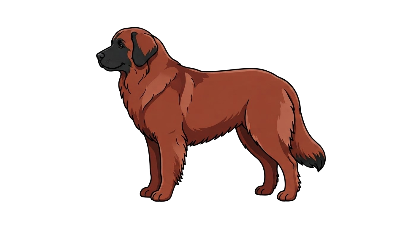 Illustration of a Red-brown coat