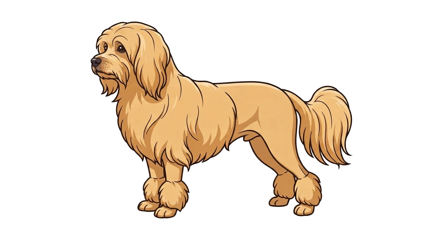 Illustration of a Lion gold coat