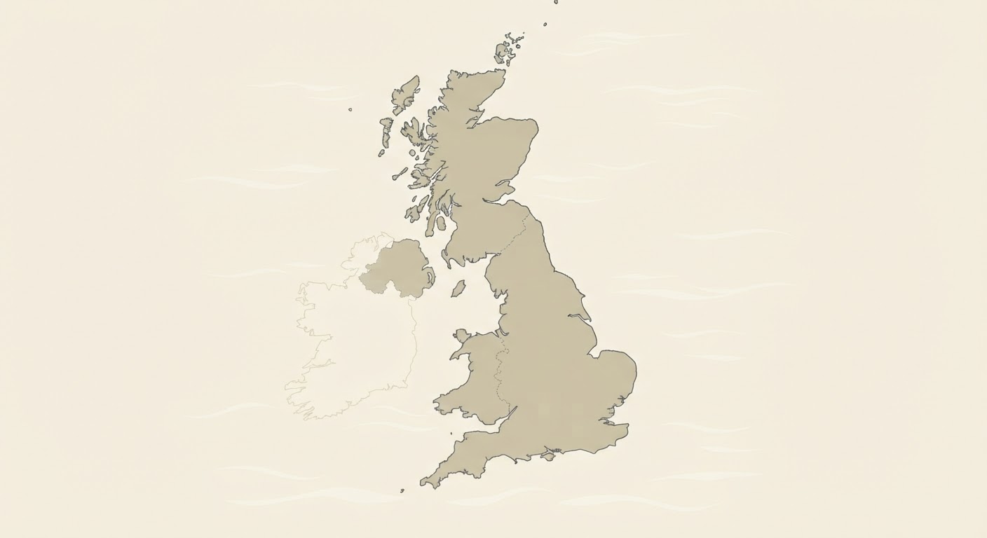 Illustrated map showing the origin of the Lucas Terrier