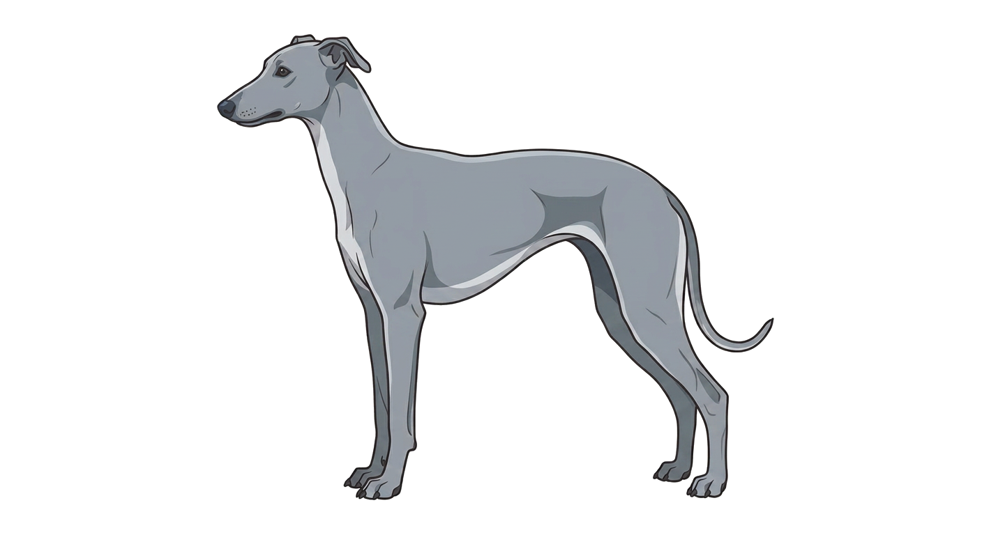 Illustration of a Slate Blue coat