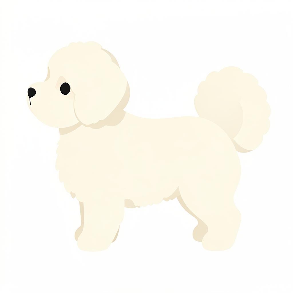 Illustration of a Cream coat