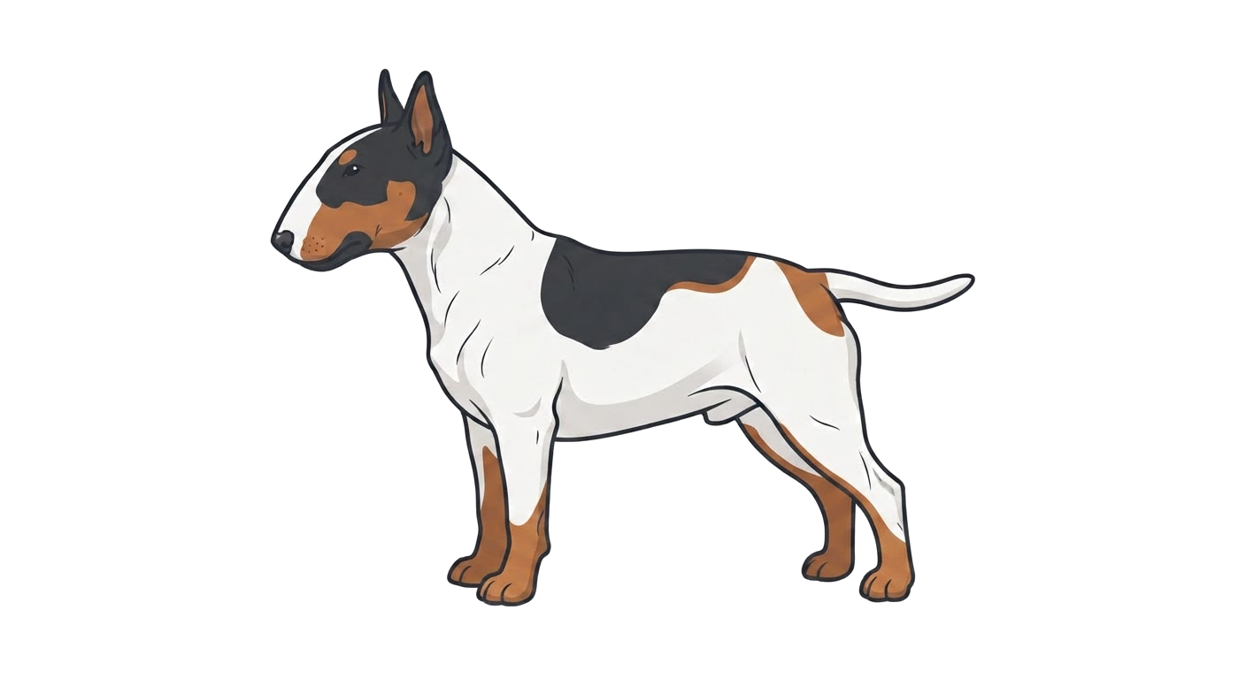Illustration of a Tricolour coat
