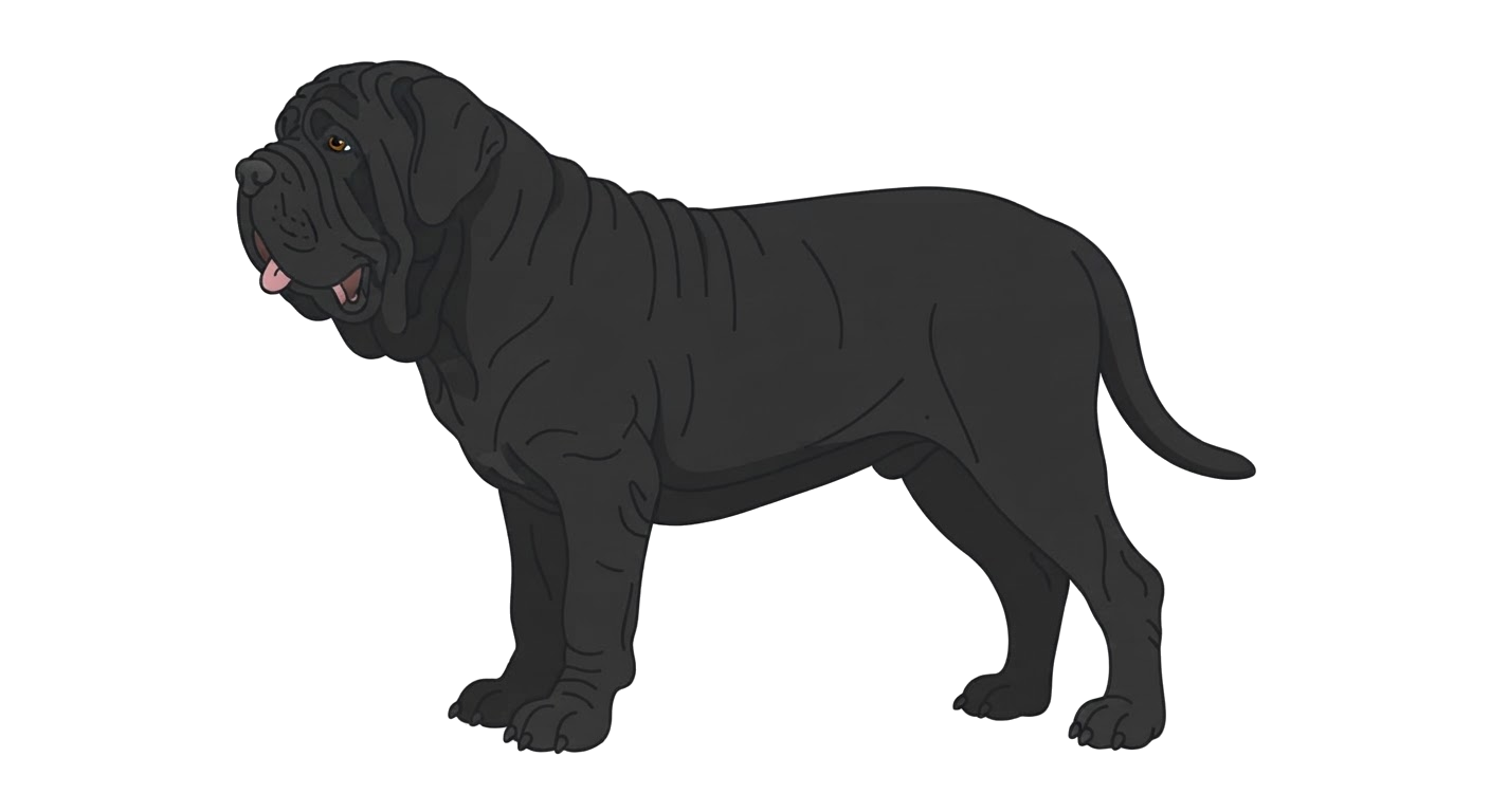 Illustration of a Black coat
