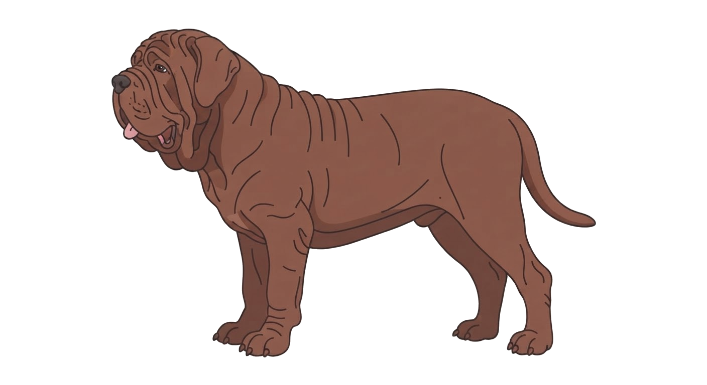 Illustration of a Mahogany coat