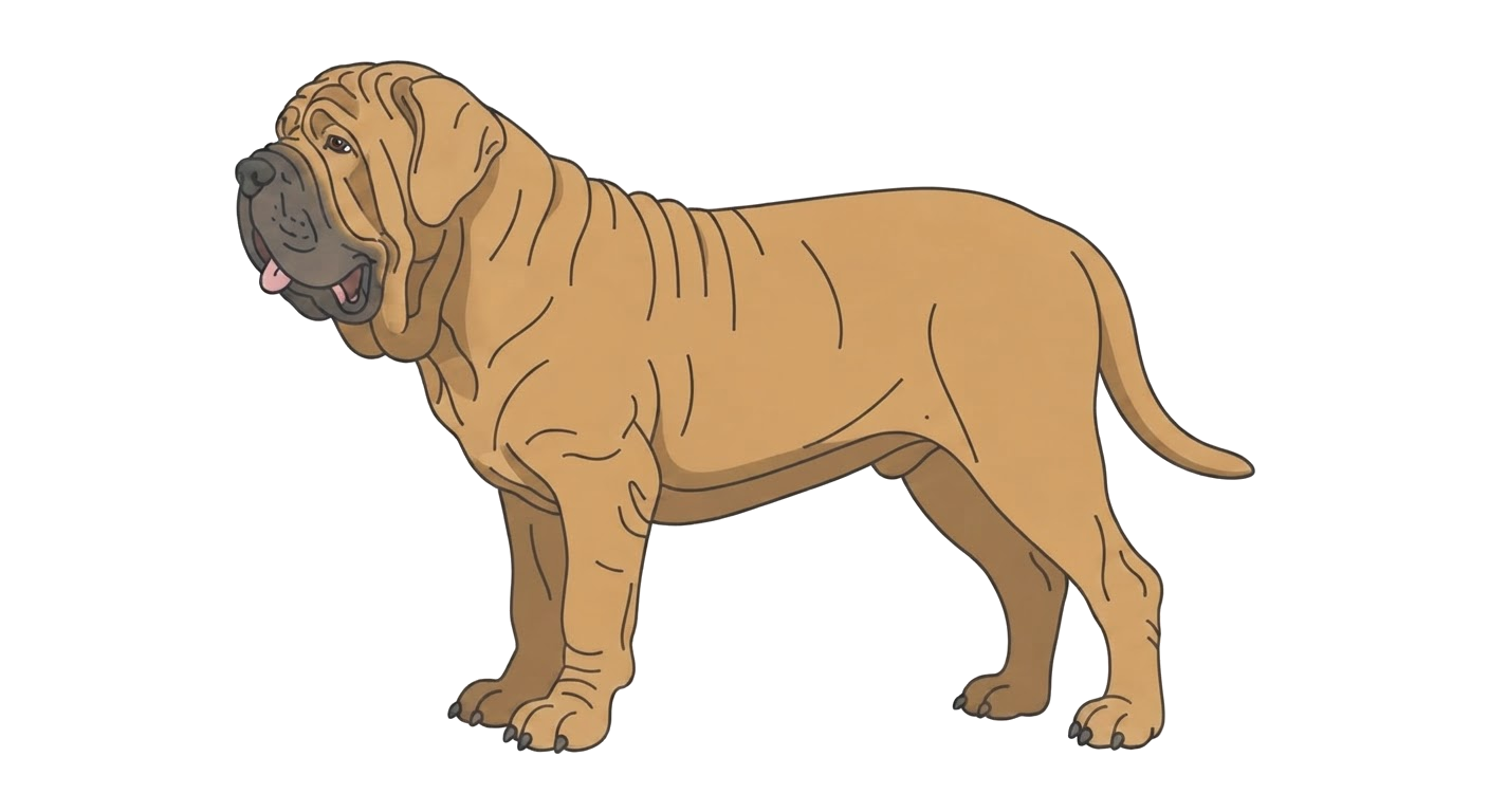 Illustration of a Tawny (fawn) coat