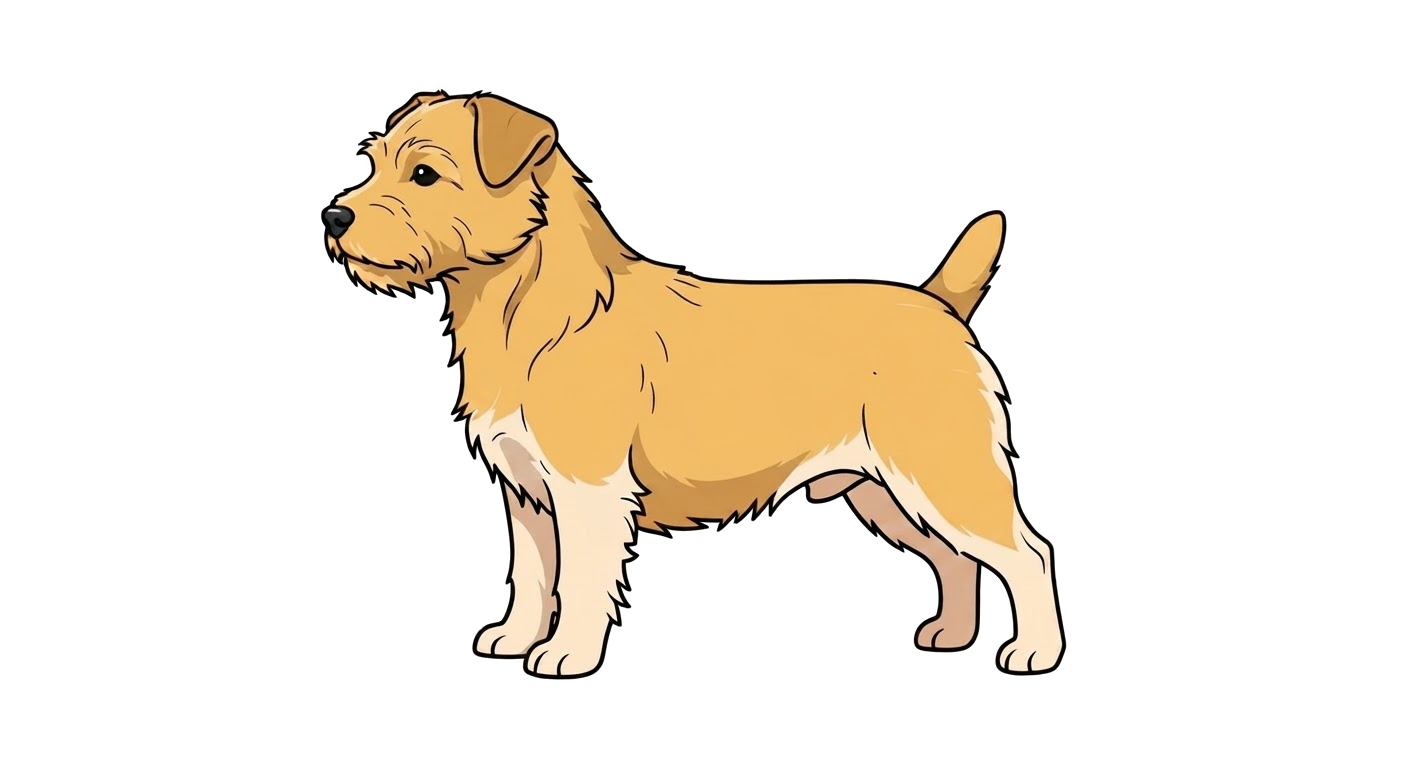 Illustration of a Wheaten coat