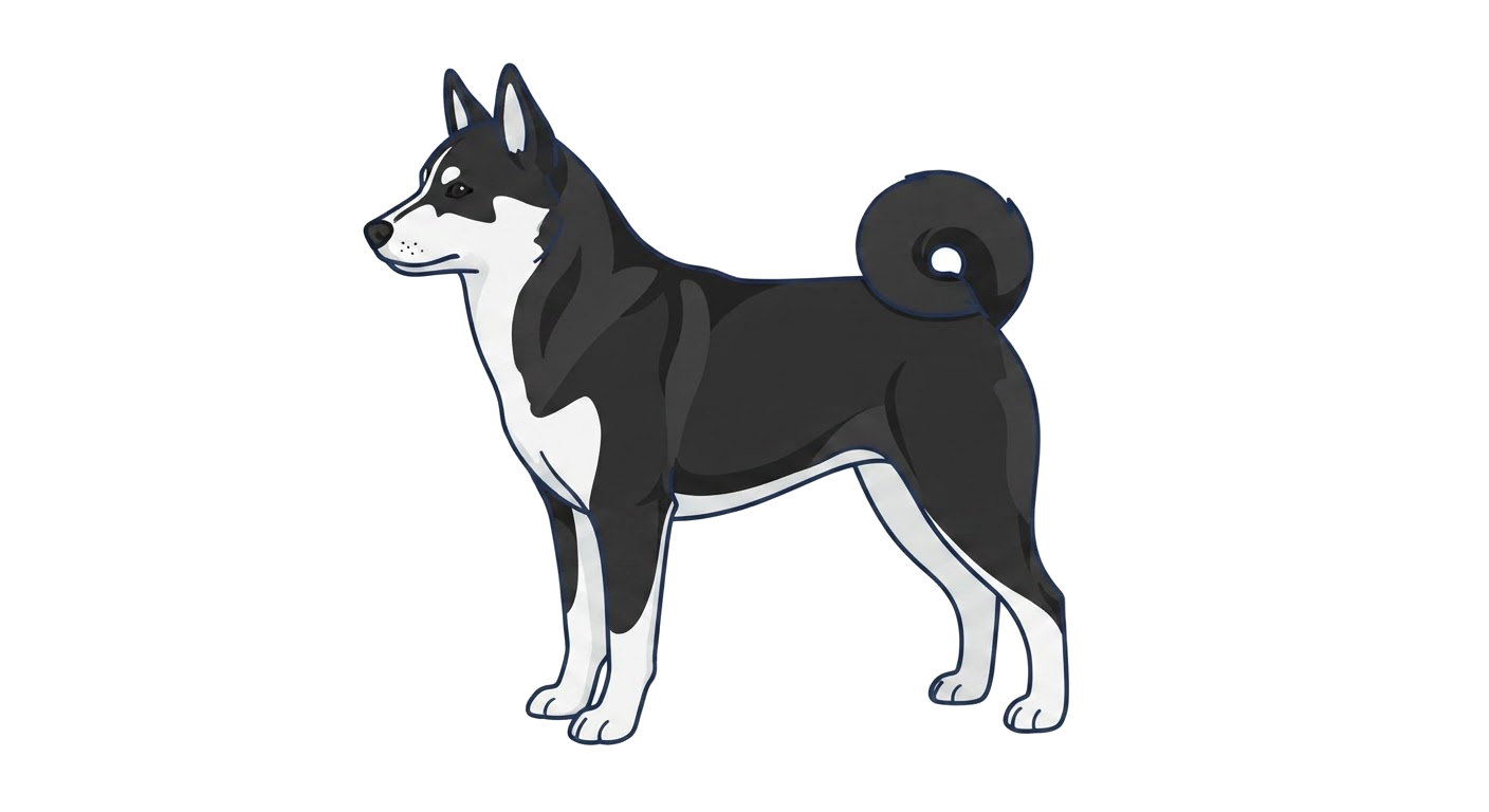 Illustration of a Black coat