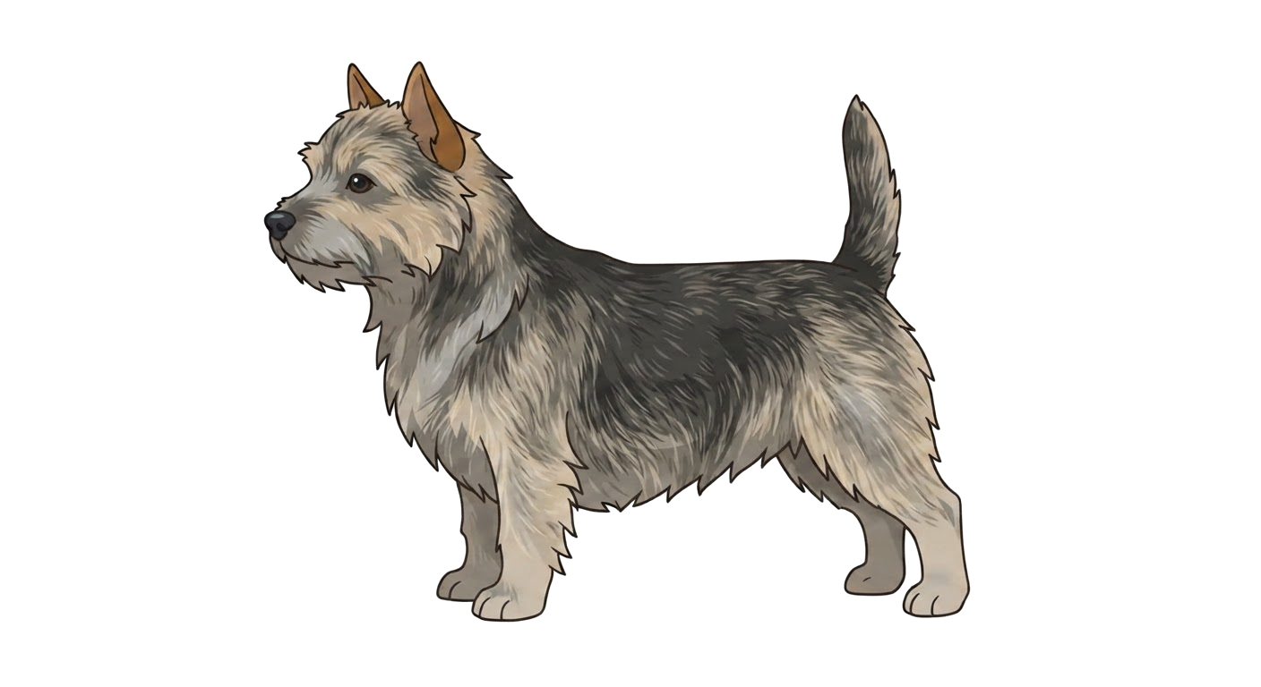 Illustration of a Grizzle coat