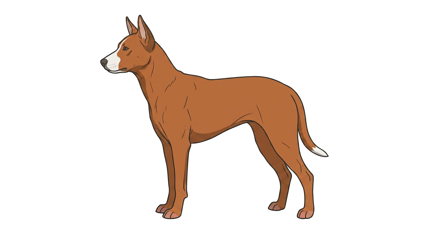 Illustration of a Fawn and Red coat