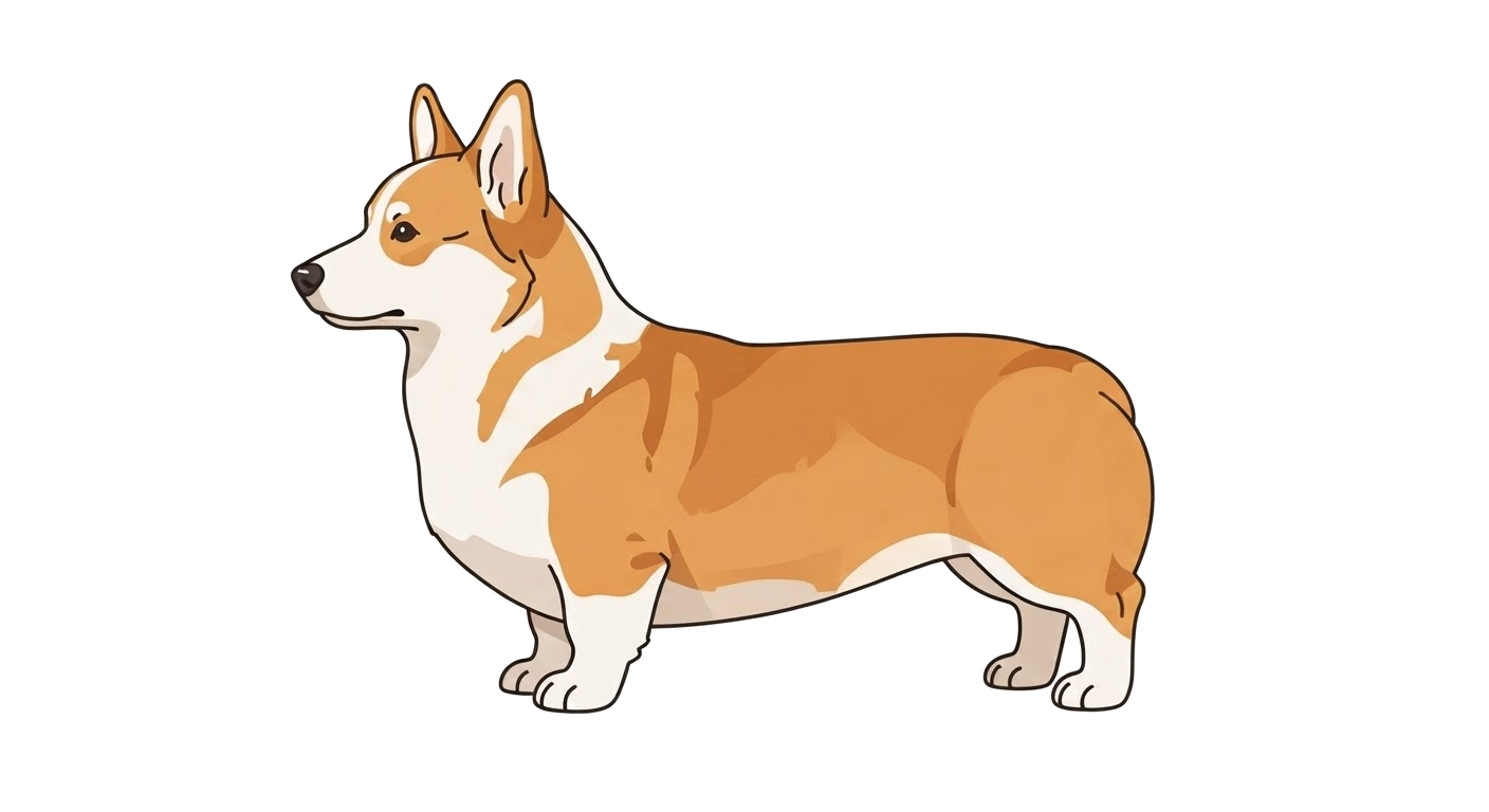Illustration of a Red and white coat