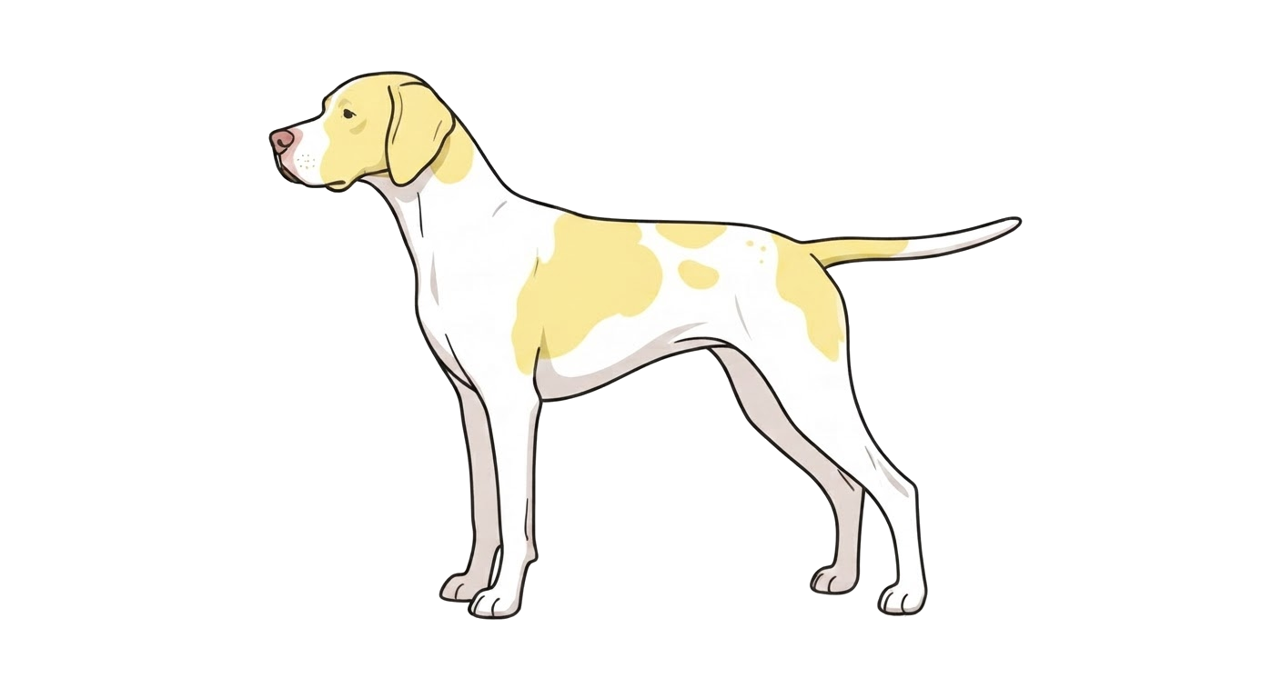 Illustration of a Lemon and white coat