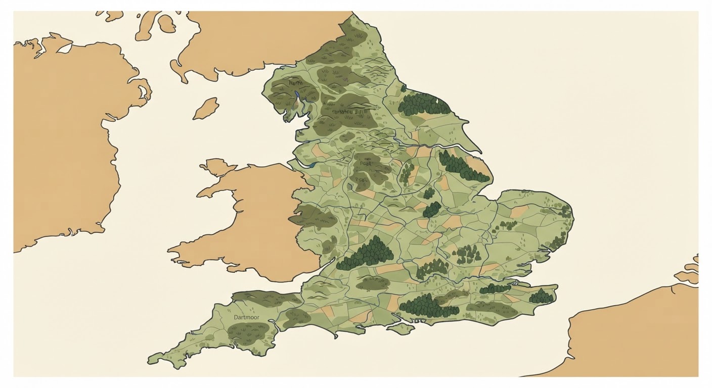 Illustrated map showing the origin of the Pointer