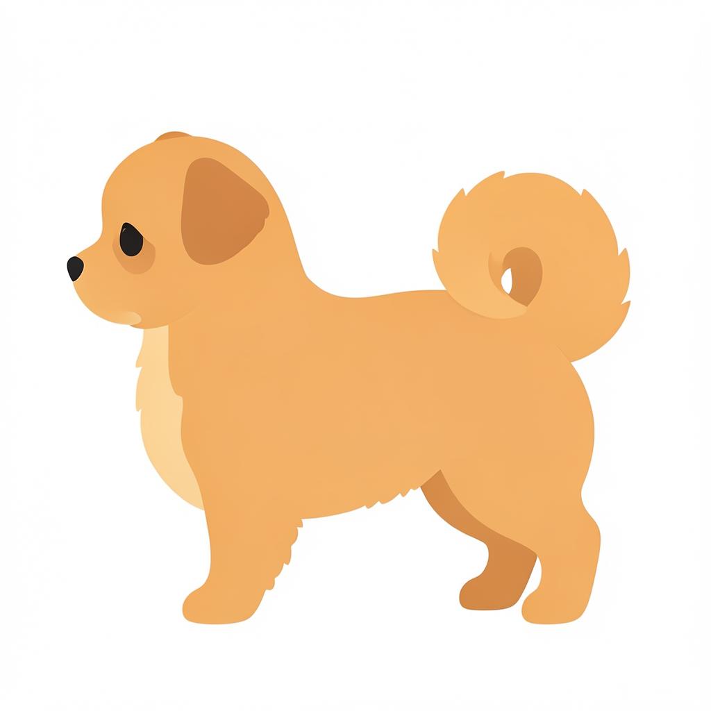 Illustration of a Apricot coat