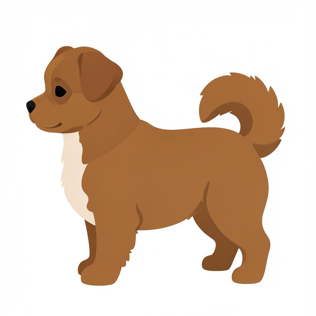 Illustration of a Brown coat