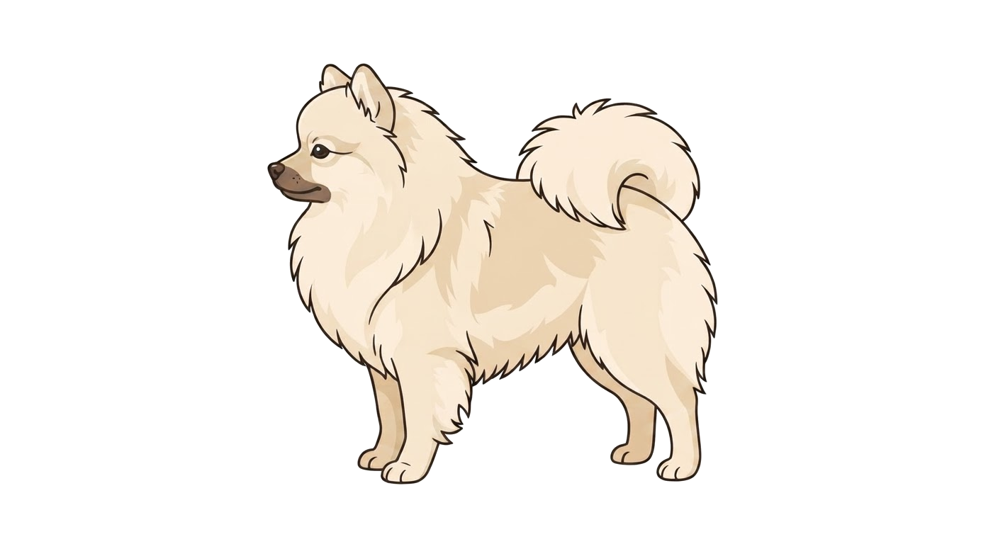Illustration of a Cream coat