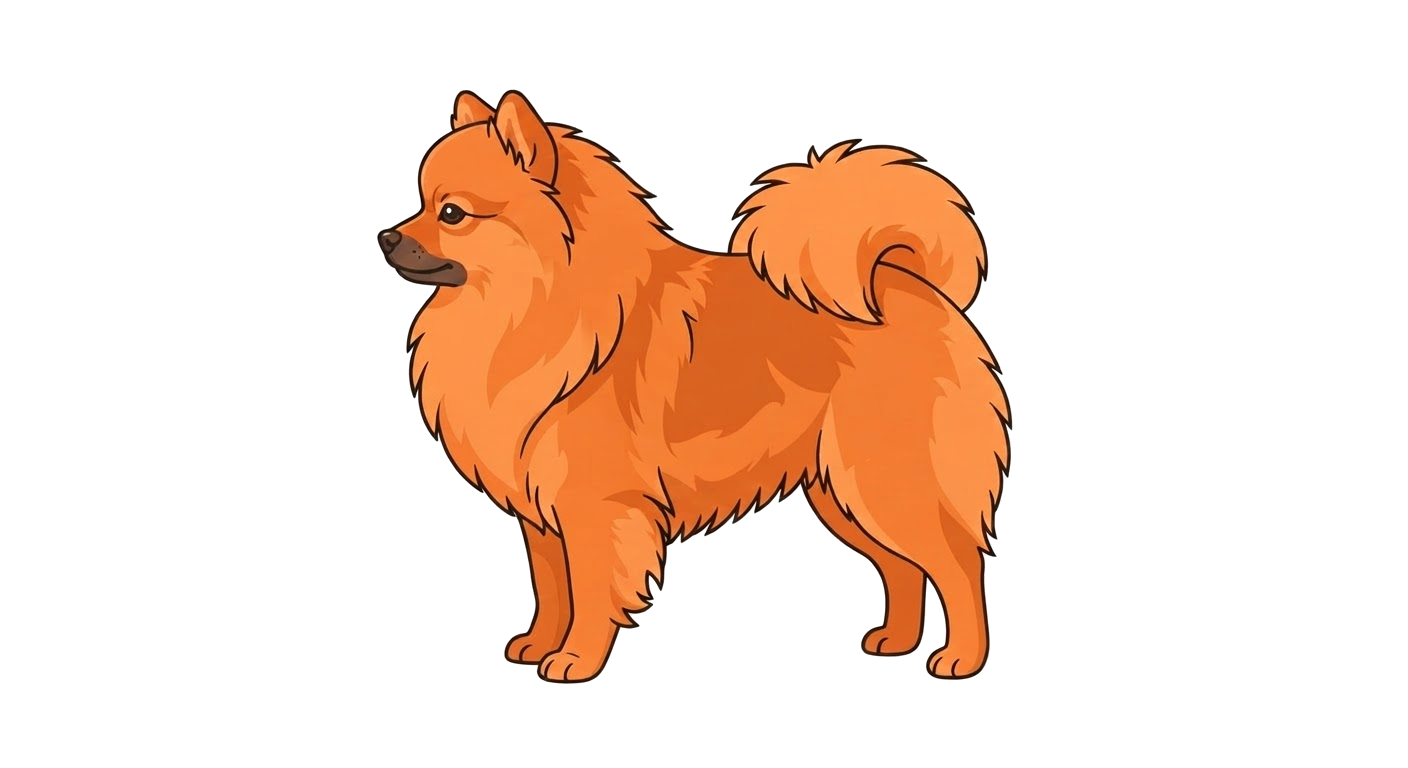 Illustration of a Orange coat
