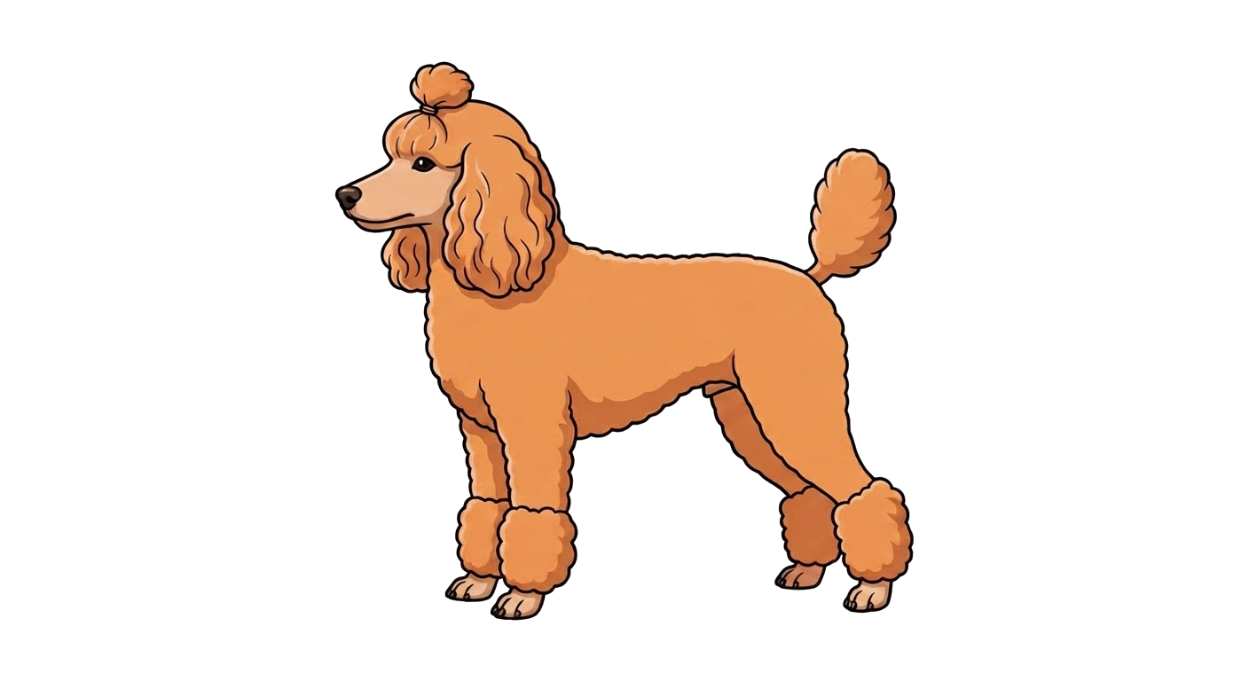 Illustration of a Apricot coat