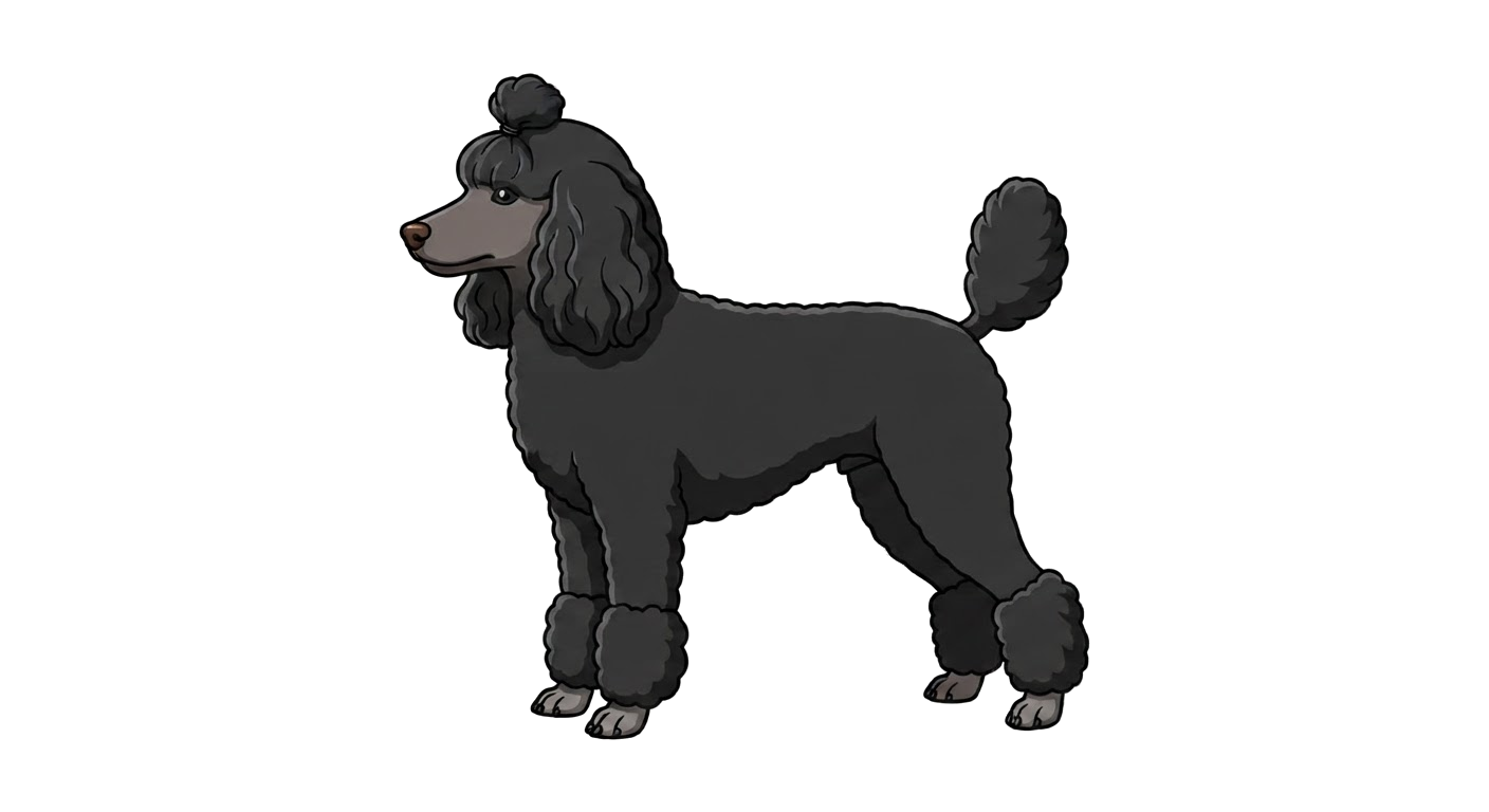 Illustration of a Black coat