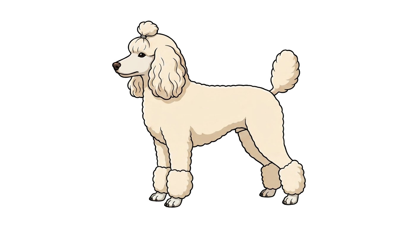 Illustration of a Cream coat