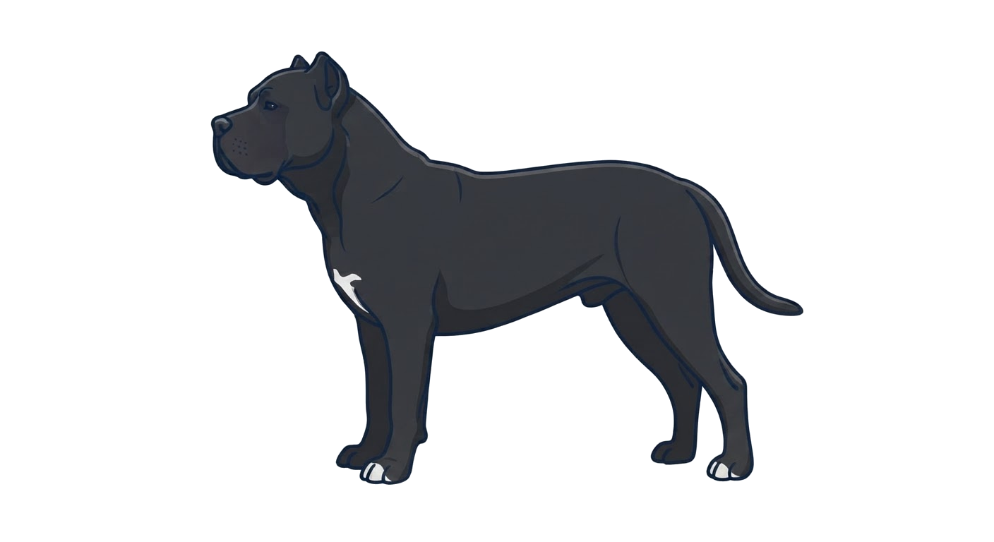 Illustration of a Black coat