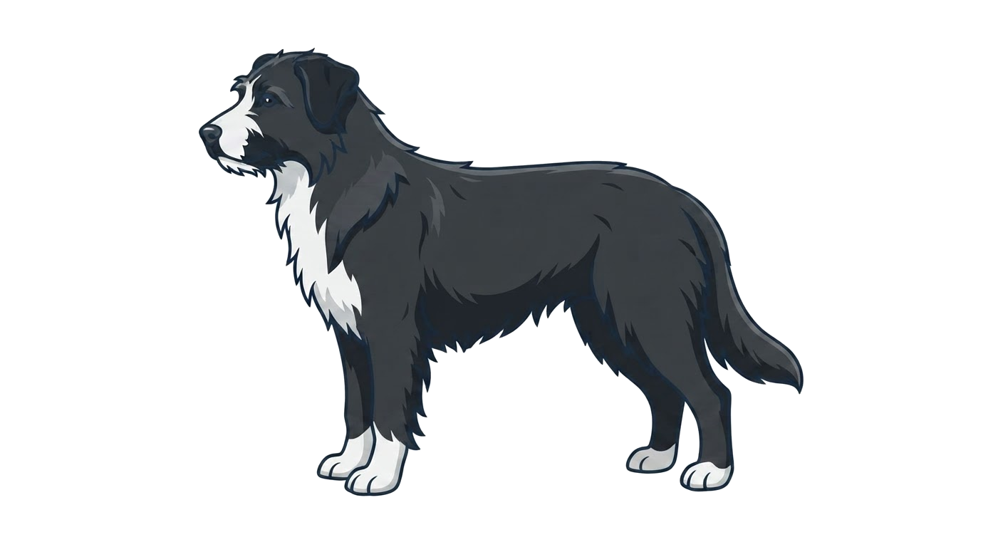 Illustration of a Black coat
