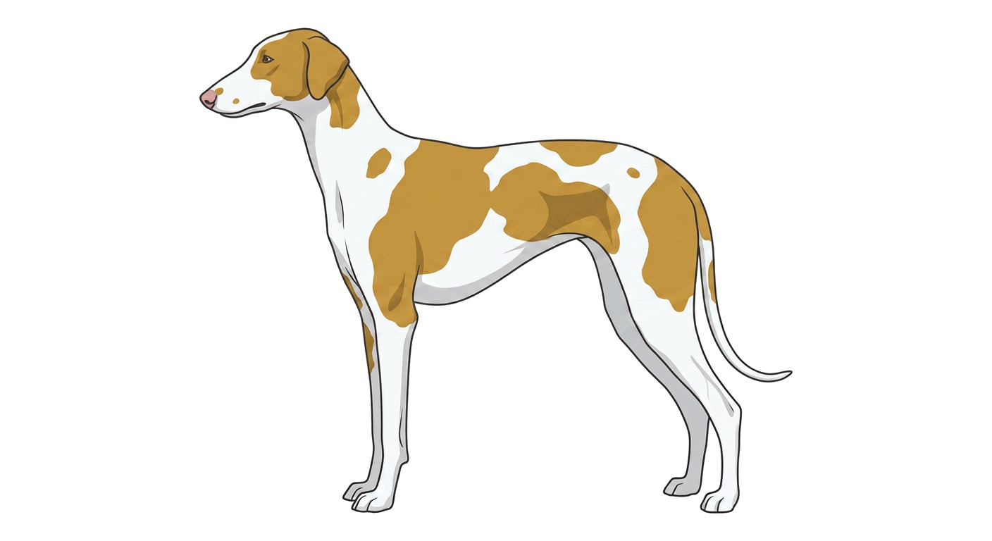 Illustration of a Piebald / Coloured (Historical) coat