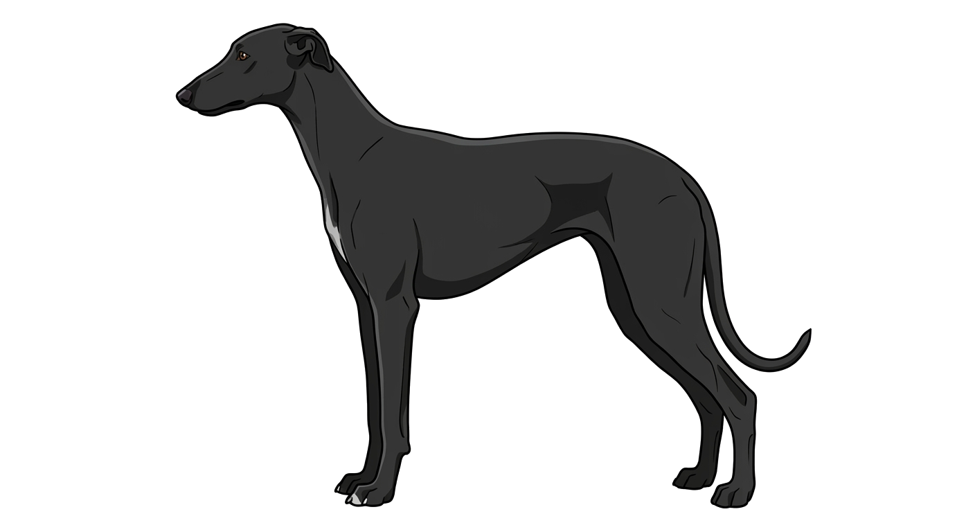 Illustration of a Black coat